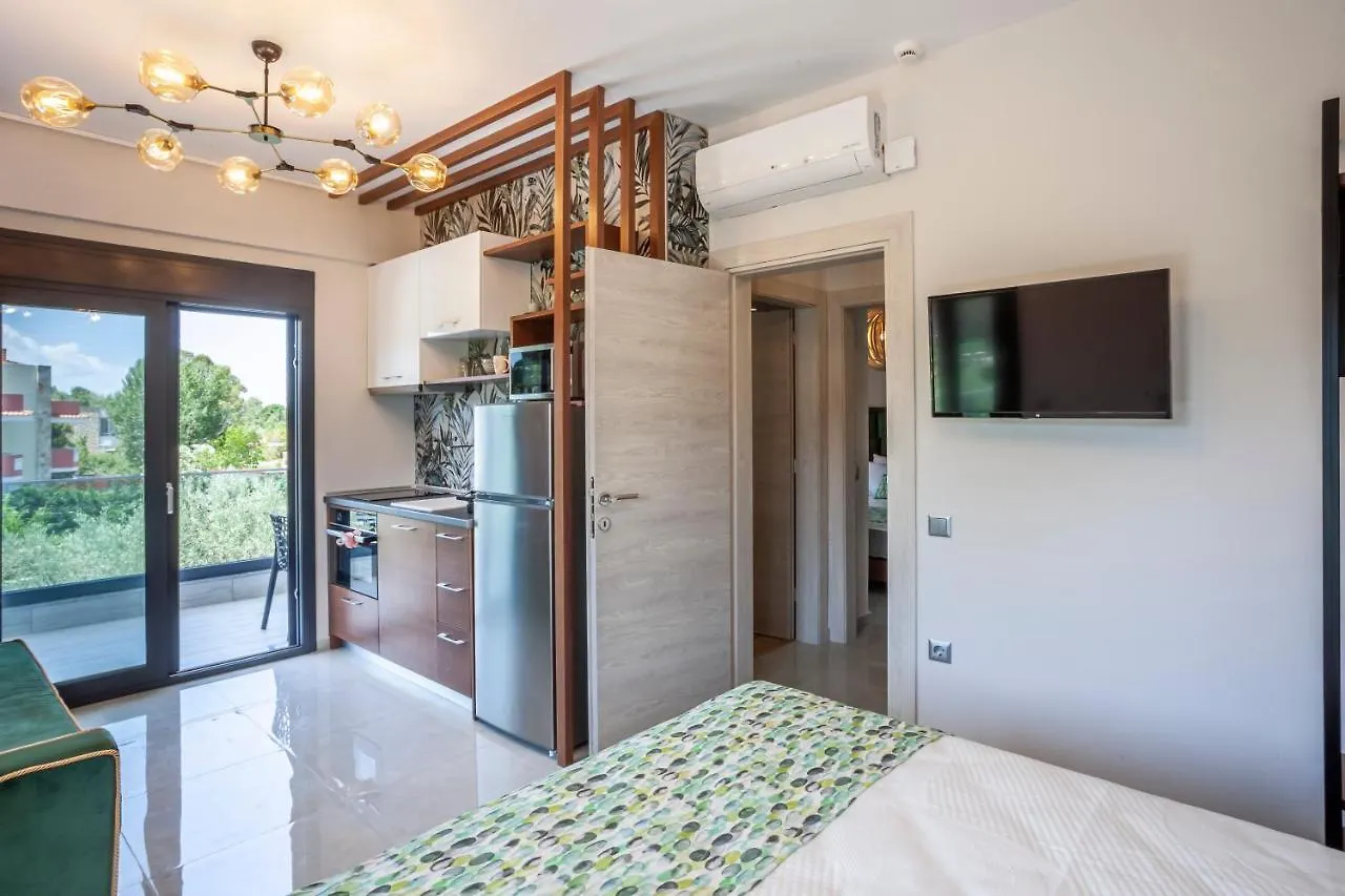 Olia Seaside Residence 120M From The Beach Pefkochori Lejlighed