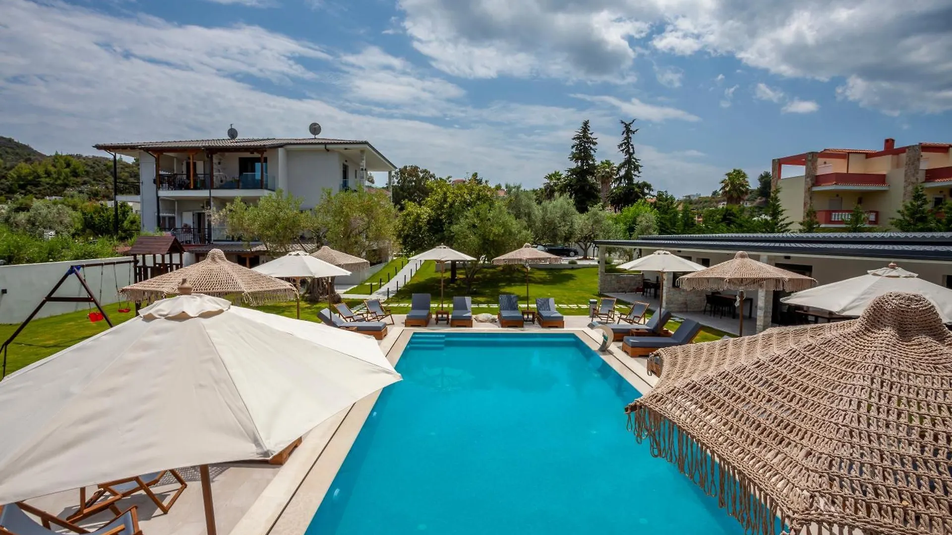 Olia Seaside Residence 120M From The Beach Pefkochori Lejlighed