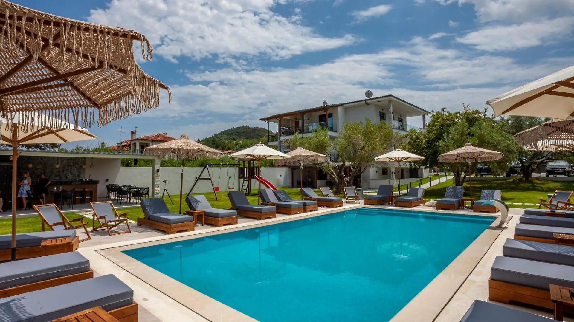 Olia Seaside Residence 120M From The Beach Pefkochori Lejlighed